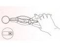 Клещи для стопорных колец KA-5076 KINGTOOL