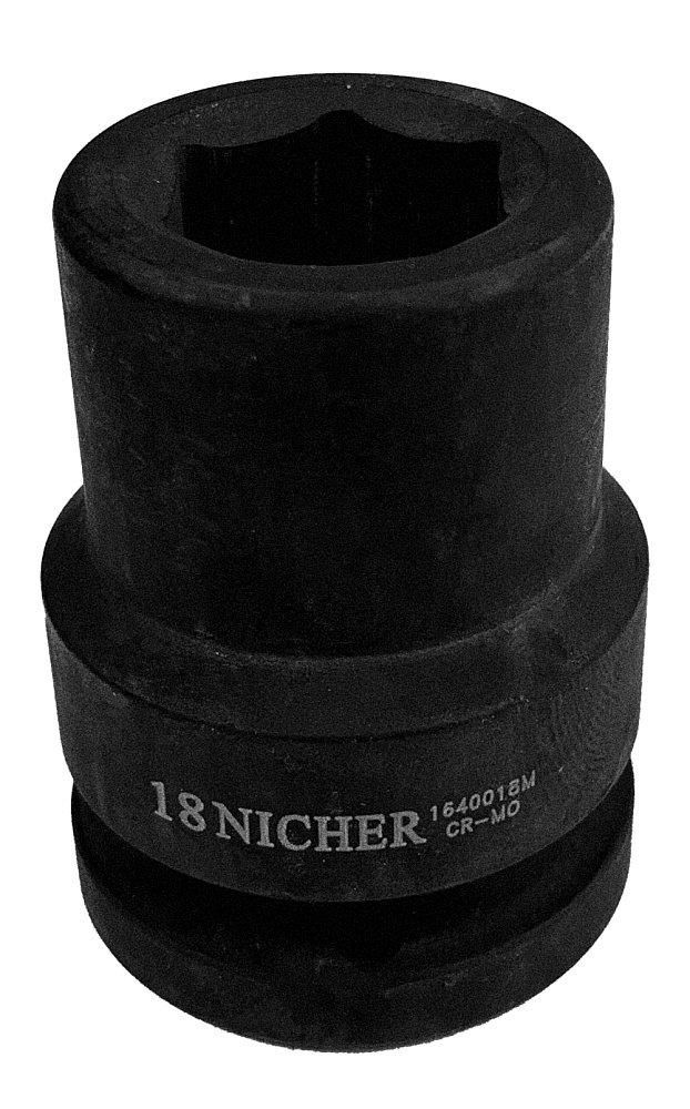 Головка ударная 6гр 3/4" 18мм 1640018M NICHER®