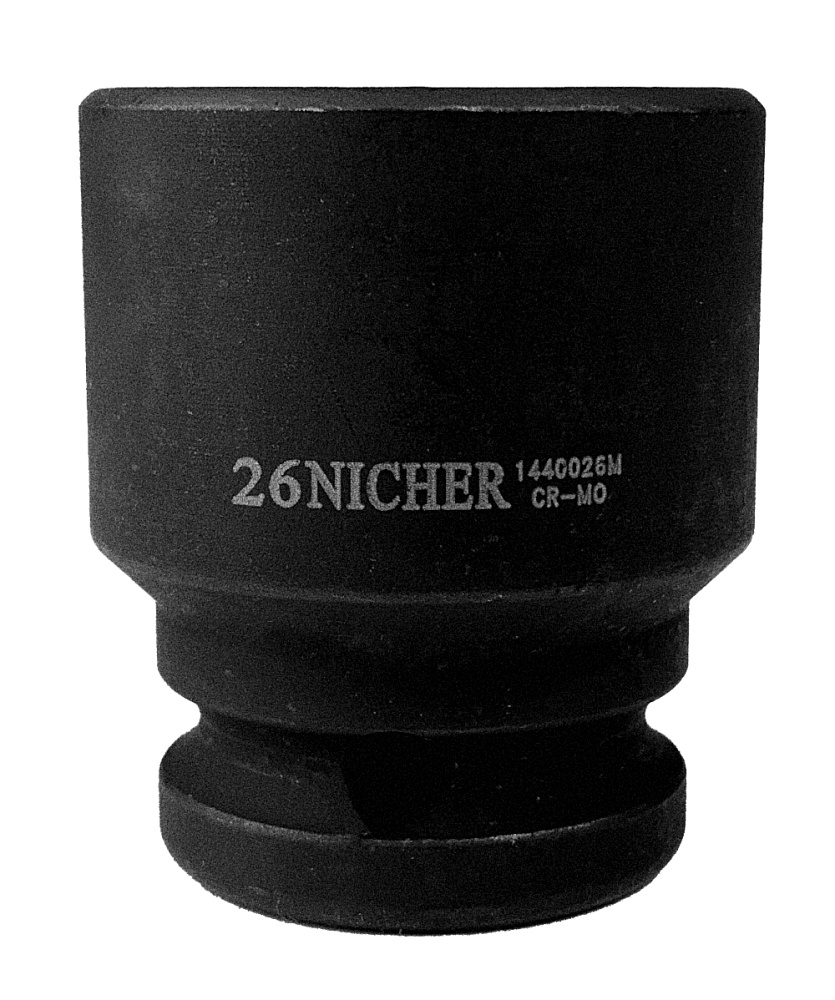 Головка ударная 6гр 1/2" 26мм 1440026M NICHER®